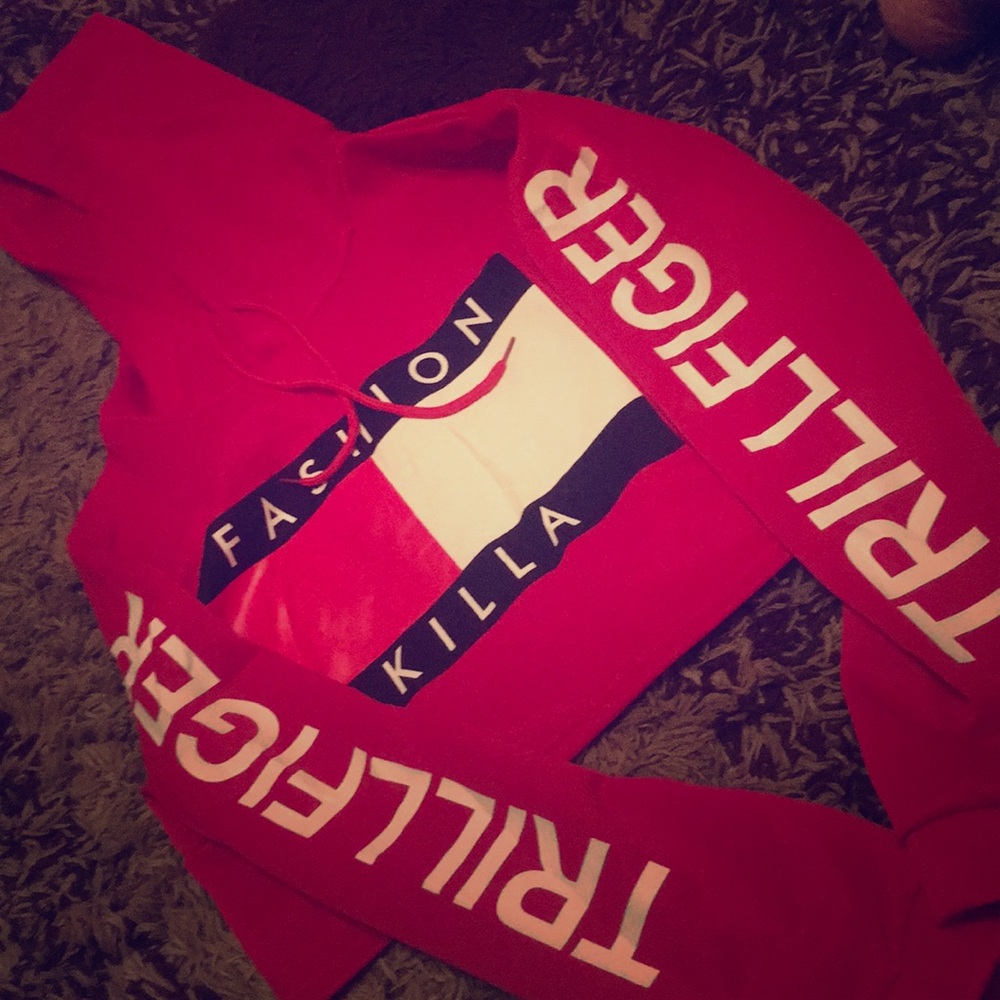 Cropped hoodie